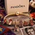 DVB Gold Charm Bracelet Set VTH