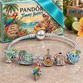 JBT Silver Charm Bracelet Set NTVA