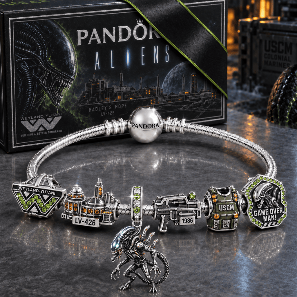 ALE Silver Charm Bracelet Set NTVA