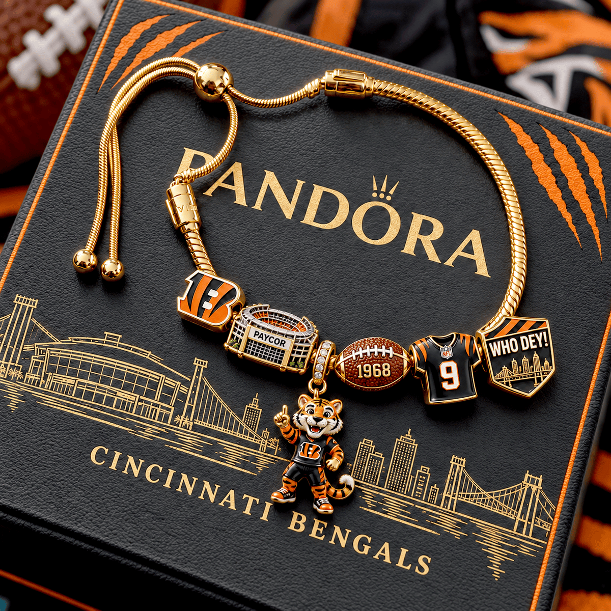 CCBG Silver Charm Bracelet Set NTVA