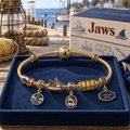 JAWS Gold Charm Bracelet Set HQH