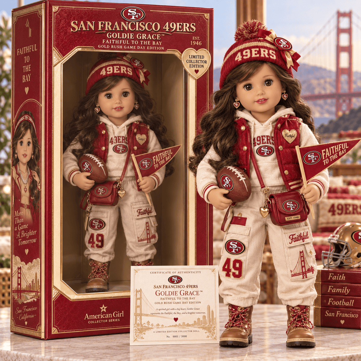 Premium SF49 Commemorative Collector Doll PDL