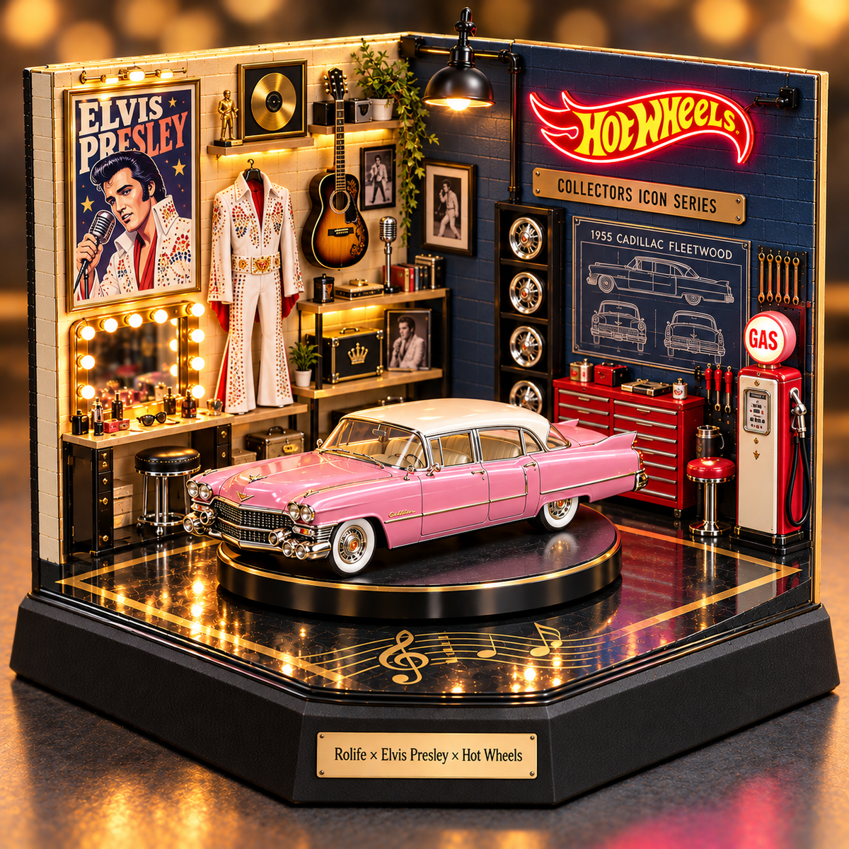 ELV Collectible Car Garage Diorama PNPA