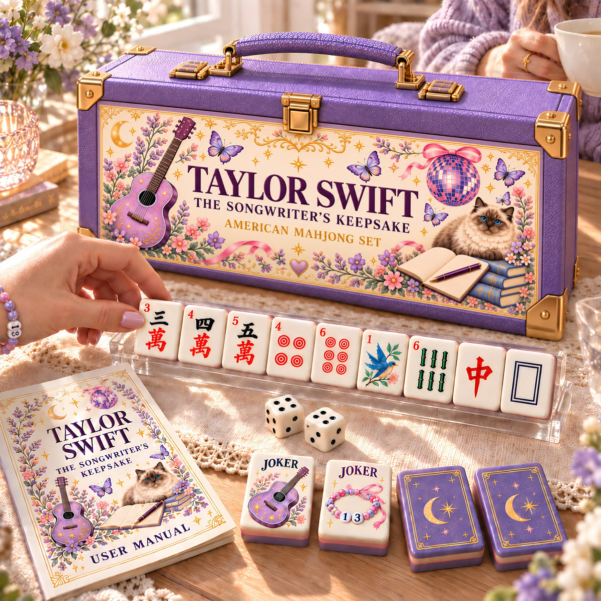 Premium TLSW Mahjong Tiles Set PVNA