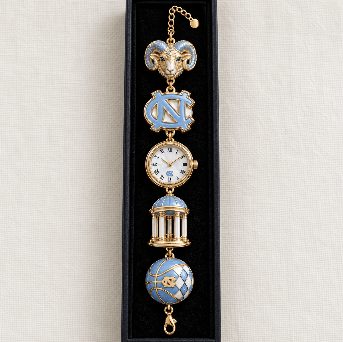 UNC Premium Statement Charm Watch HTTT