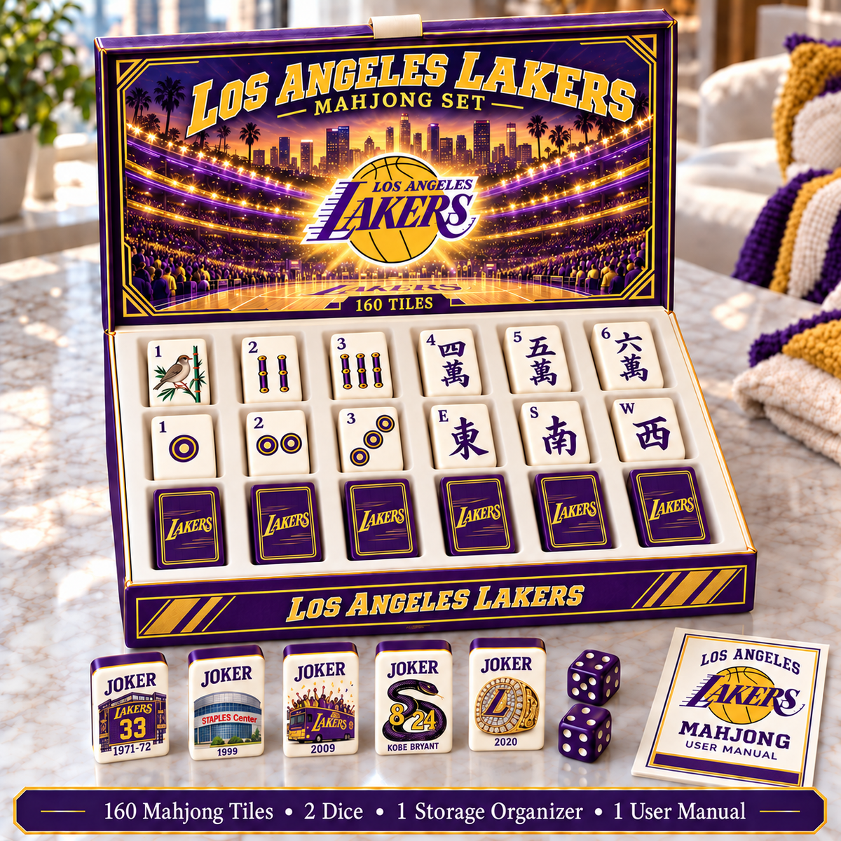 Premium LAL Mahjong Tiles Set TTMH