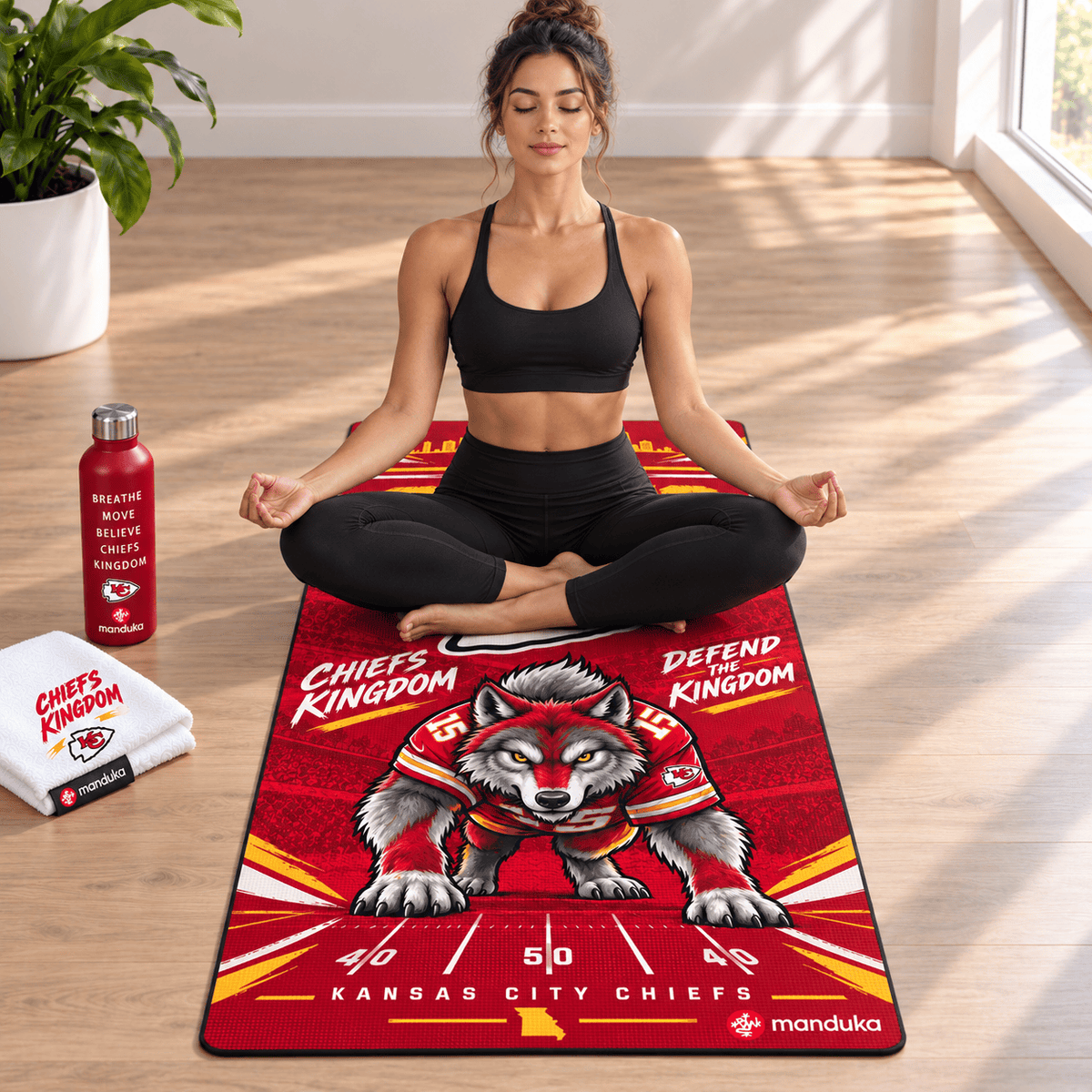 KCC Premium Printed Yoga Mat BMD