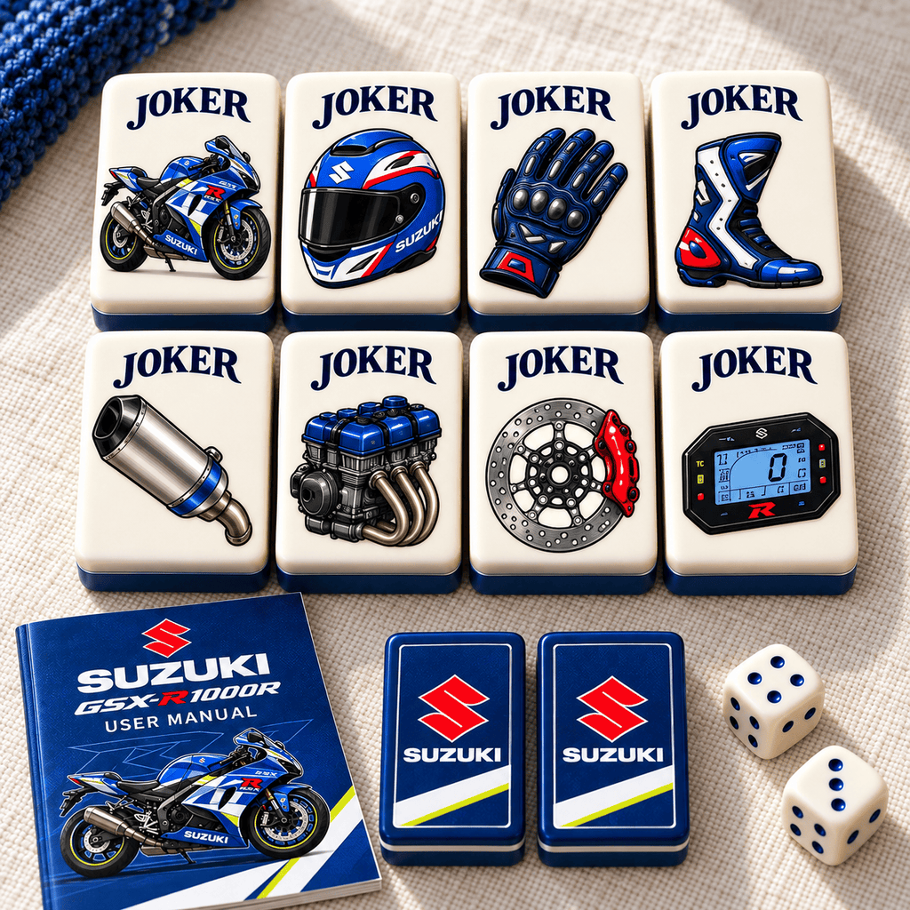 Premium SZKI Mahjong Tiles Set TTMH