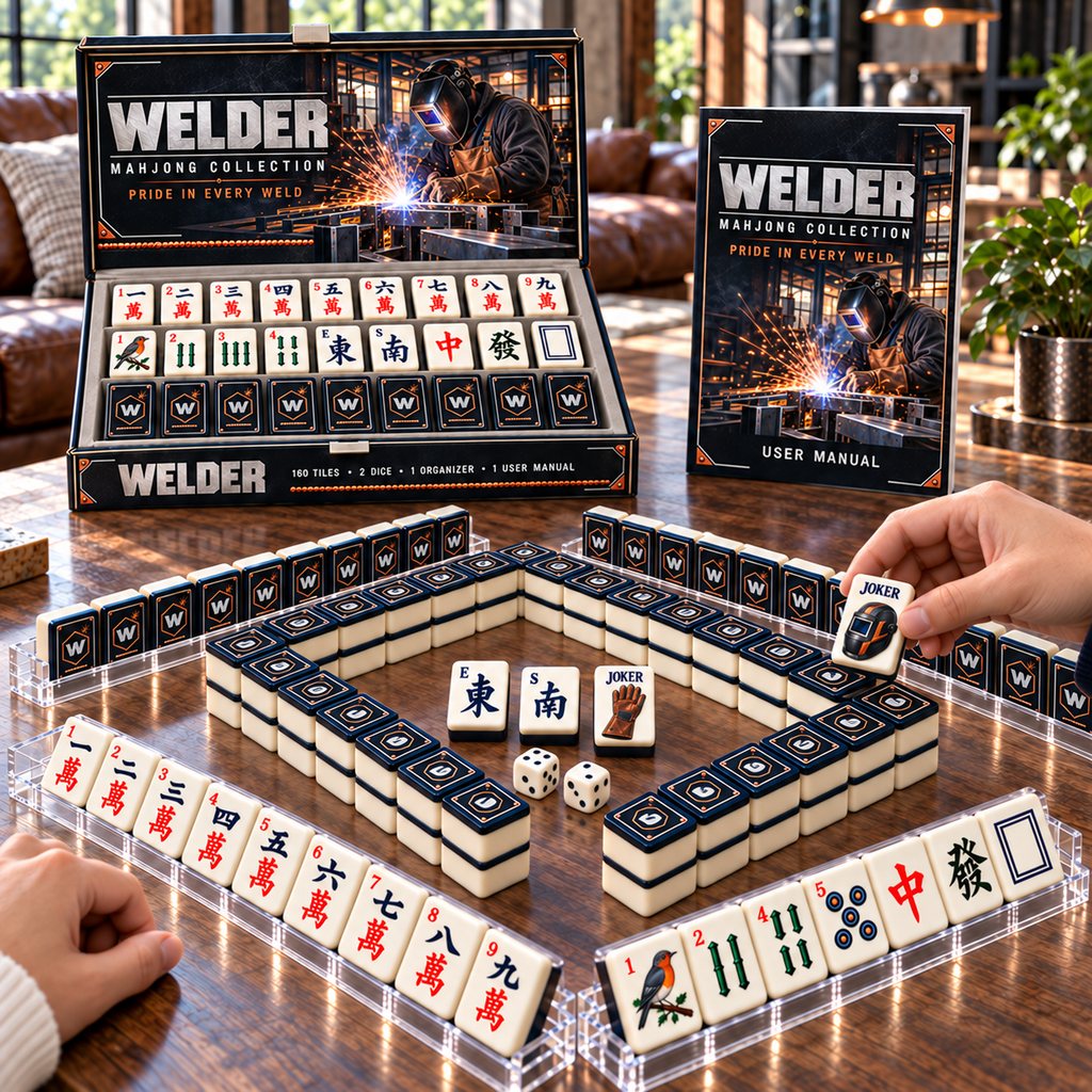 Premium WLDR Mahjong Tiles Set TTMH