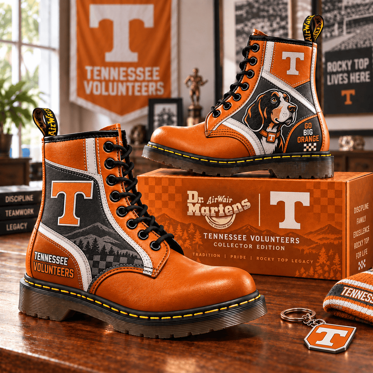 TVF Premium Leather Lace-Up Boots LNTH