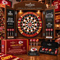 KCC Premium Dartboard Cabinet Set – Wall-Mounted Dart Game PNPA