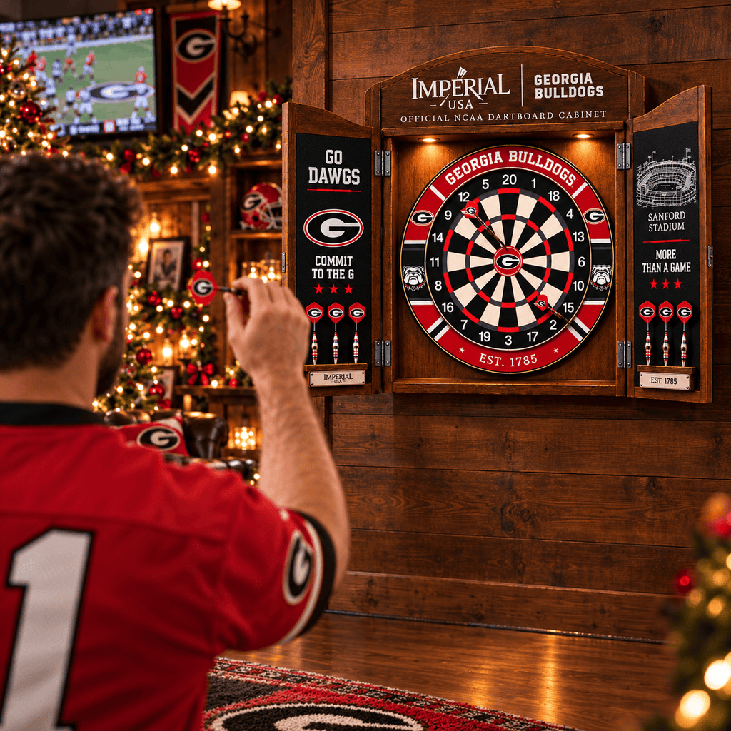 GGBD Premium Dartboard Cabinet Set – Wall-Mounted Dart Game PNPA