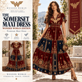 WDWM Premium Embroidered Velvet Maxi Dress PTKL