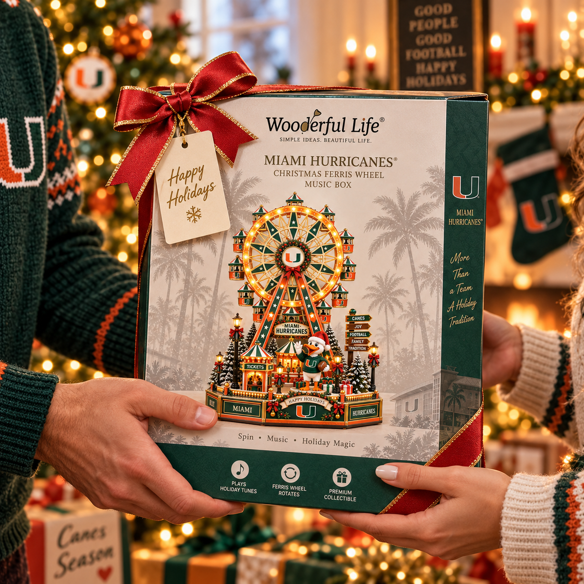 MHC Premium Christmas Carousel Music Box BMD