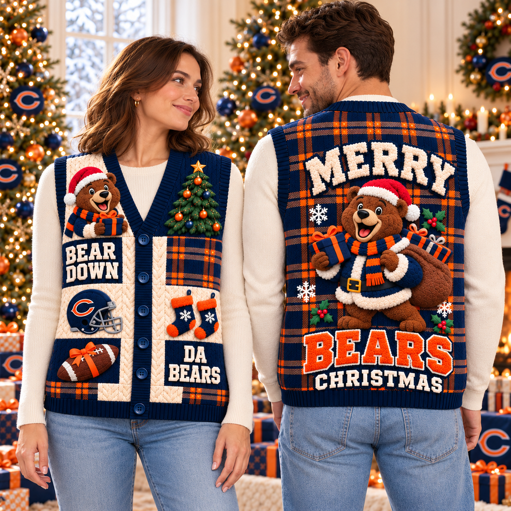 CCB Premium Christmas Cardigan Vest TMH