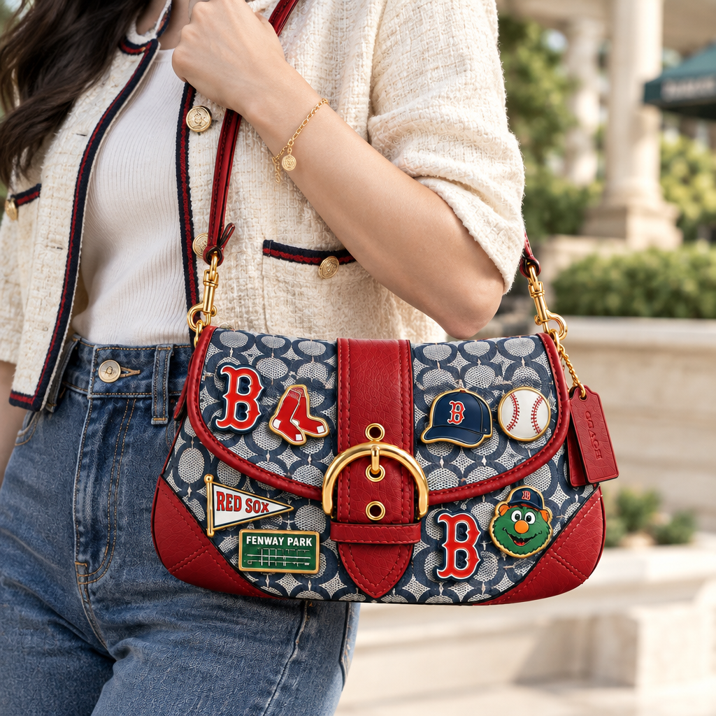 Boston Red Sox Soho Bag With Charm
