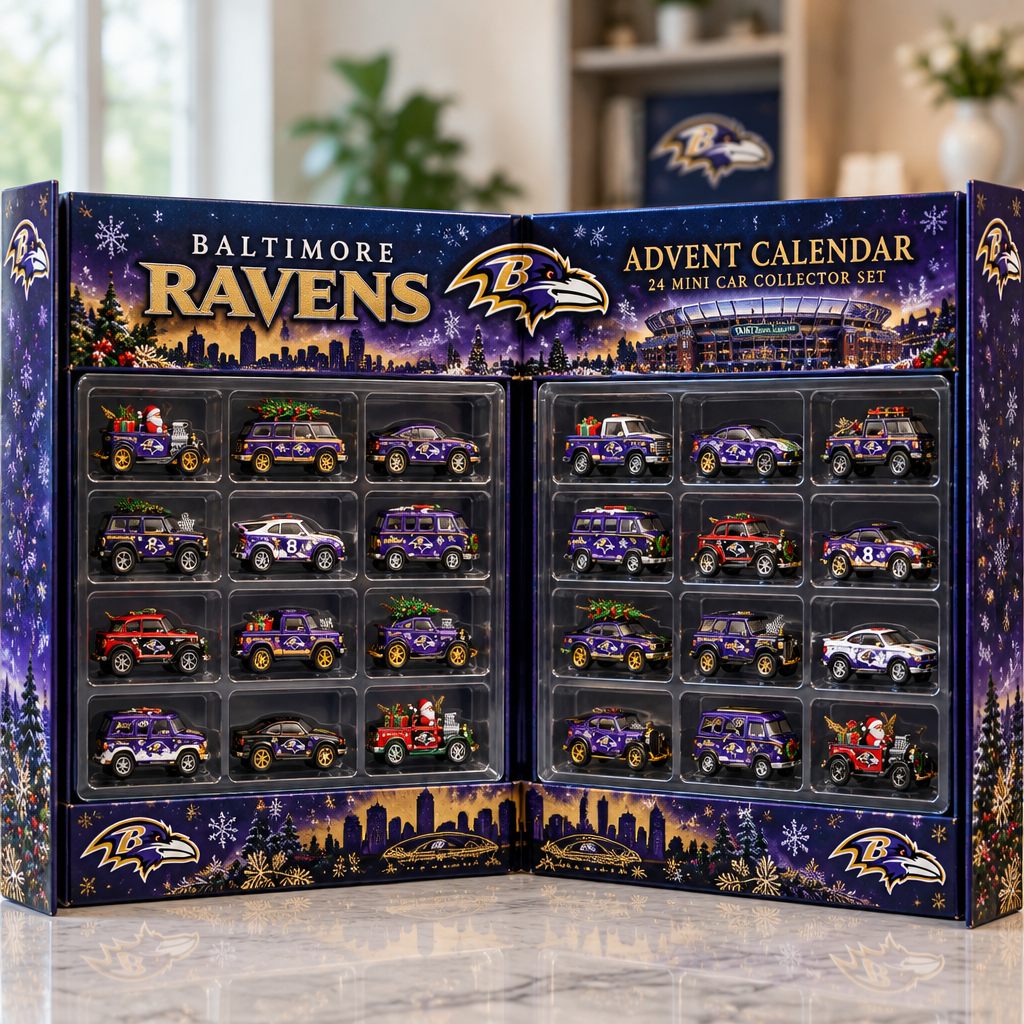 Baltimore Ravens Premium Mini Car Advent Calendar